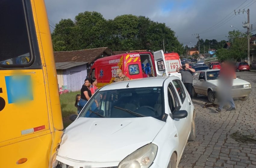  Criança de três anos fica ferida em acidente