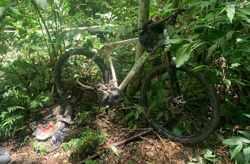 Ossada humana é encontrada ao lado de bicicleta em mata