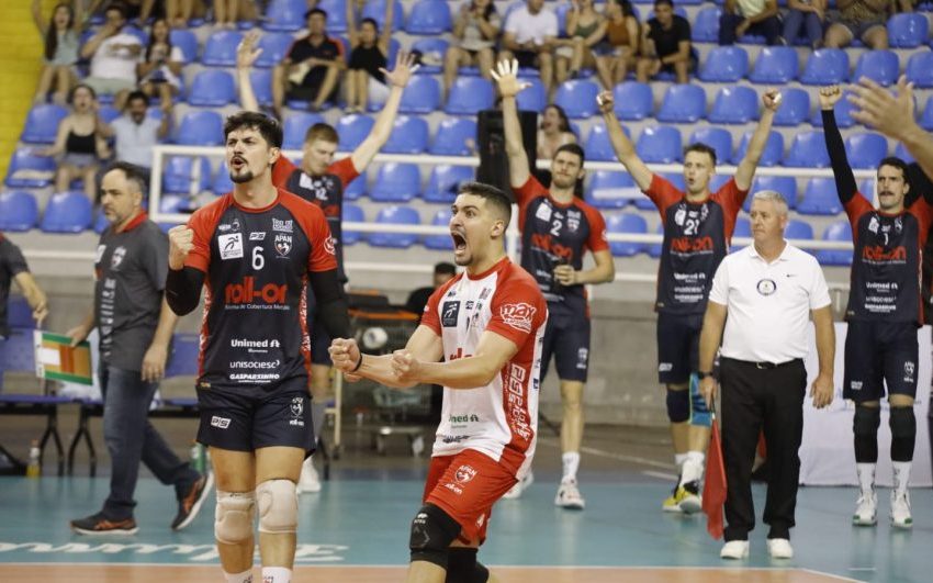  Blumenau recebe estrelas do vôlei com participação histórica da Apan no Sul-Americano de Clubes