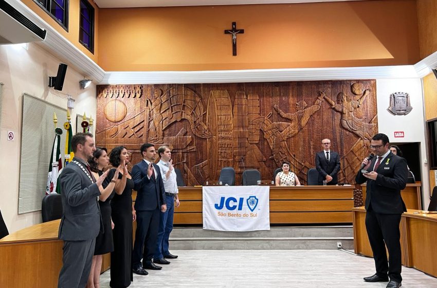  JCI empossa novo presidente
