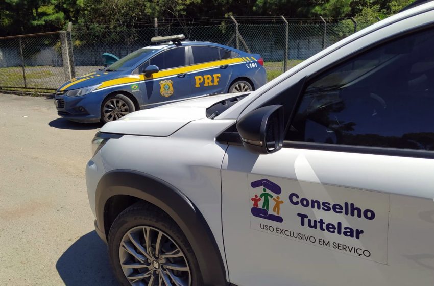  Adolescentes que viajavam escondido dos pais são interceptados na BR-280