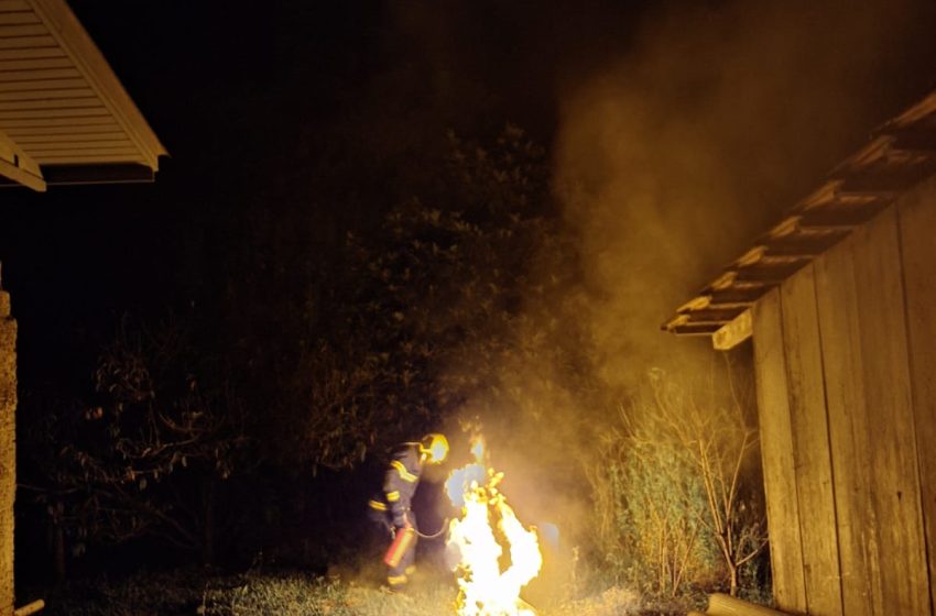  Vazamento em botijão de gás quase causa incêndio
