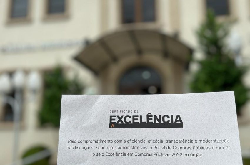 Câmara de Vereadores é reconhecida por eficiência em compras públicas