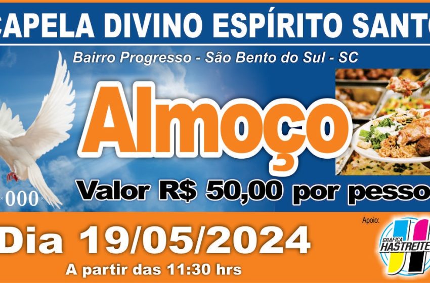  Capela da Progresso promove almoço