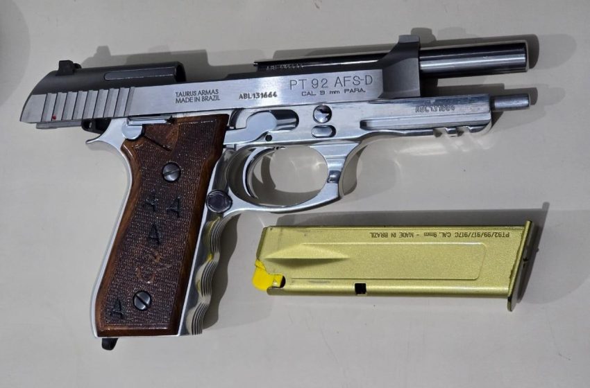  Homem leva soco e acaba preso após realizar disparos para o alto
