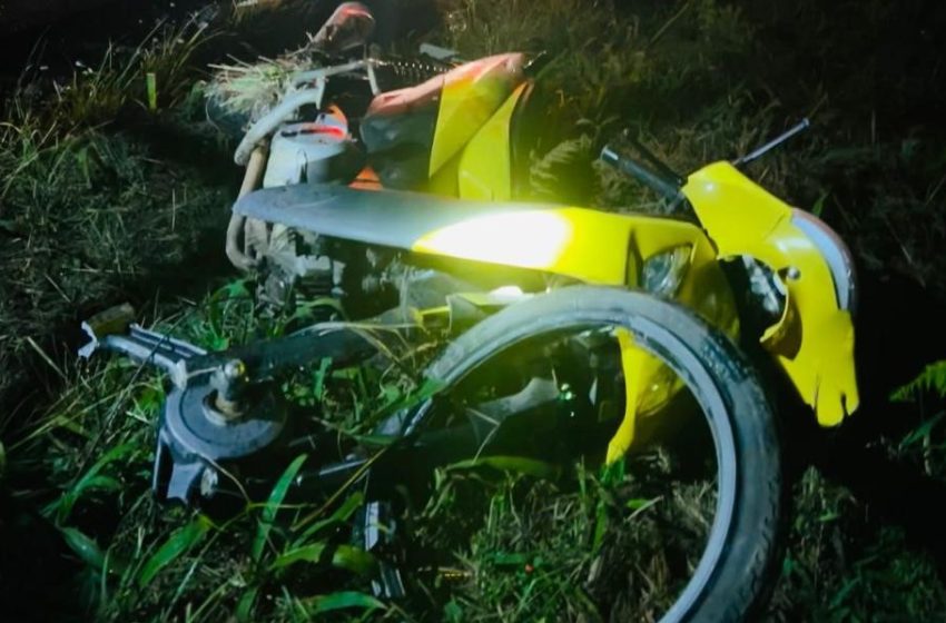  Acidente deixa motociclista em estado grave