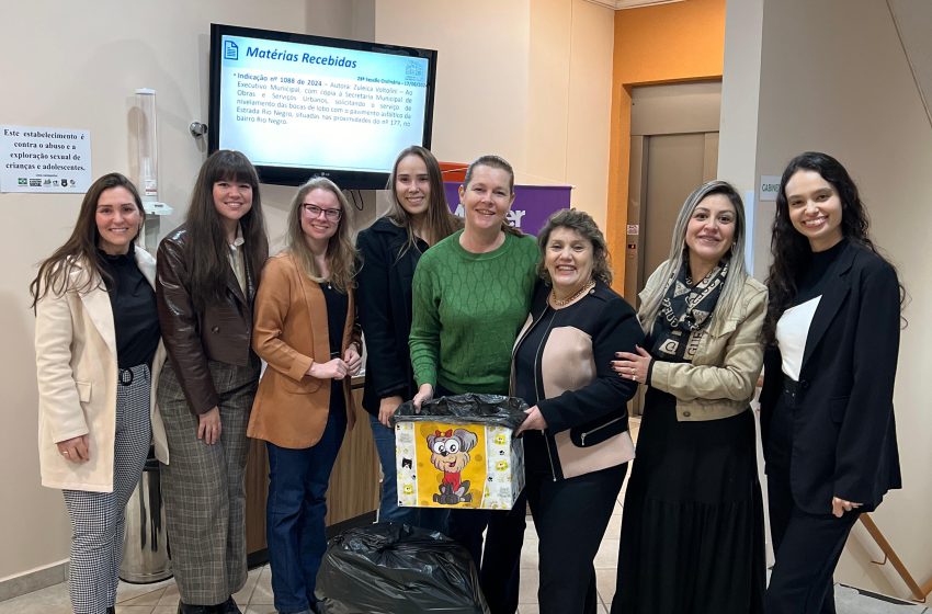  Câmara de Vereadores é ponto de coleta do Projeto Tampinhas da Theodora