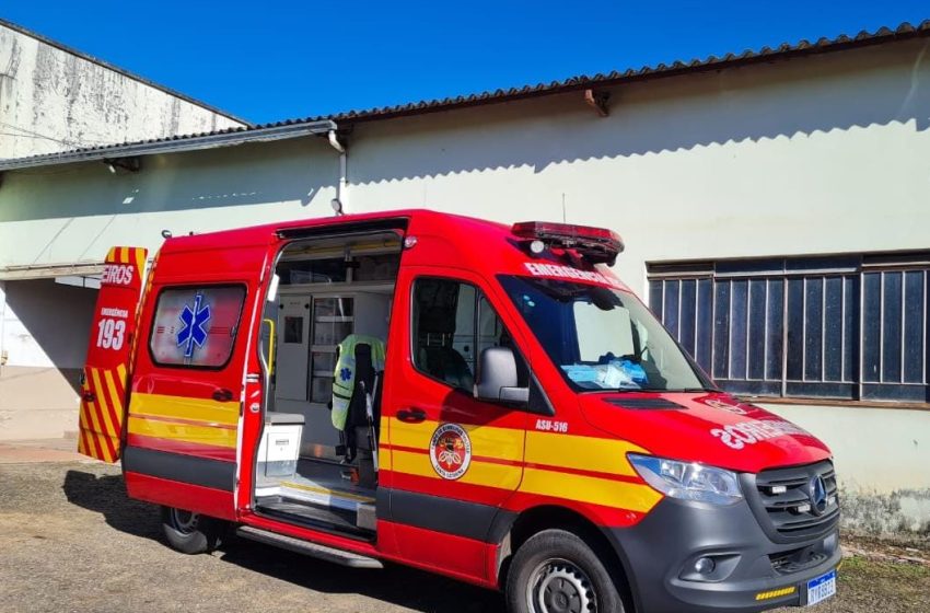 Bombeiros atendem queda de altura