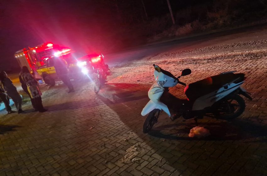  Gestante fica ferida em acidente na BR-280