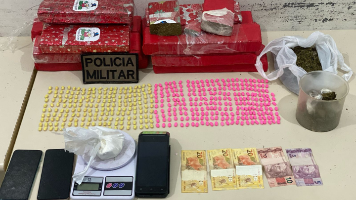  Ação da PM resulta na prisão de dois homens por tráfico