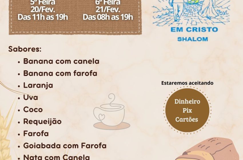  É NESTA SEMANA: venda de cuques do Movimento de Casais em Cristo