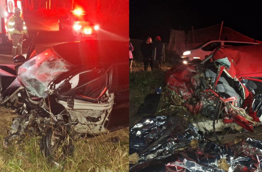  TRAGÉDIA: colisão violenta tira a vida de três jovens