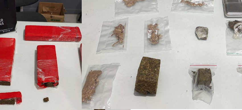  Duas pessoas são presas por tráfico de drogas