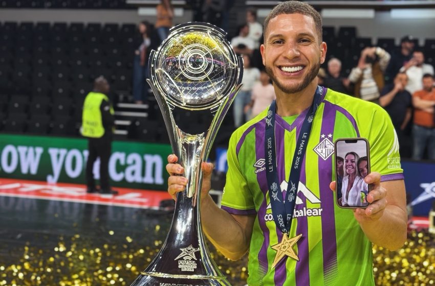 Charuto é campeão da Champions League de Futsal