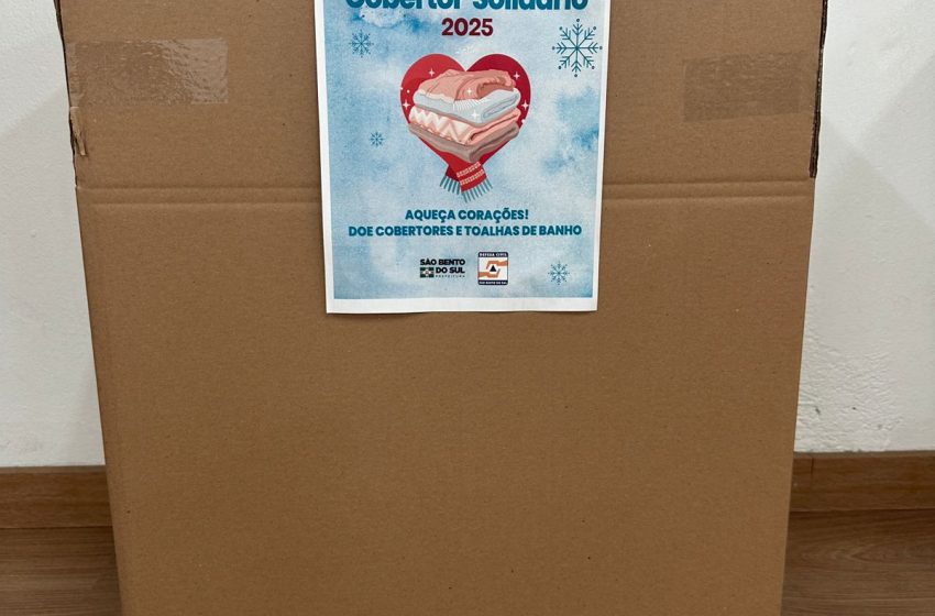  COBERTOR SOLIDÁRIO: campanha começa hoje
