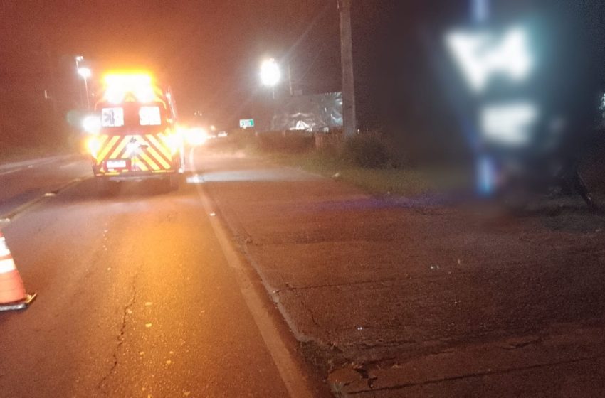  Queda de moto na Genésio Tureck