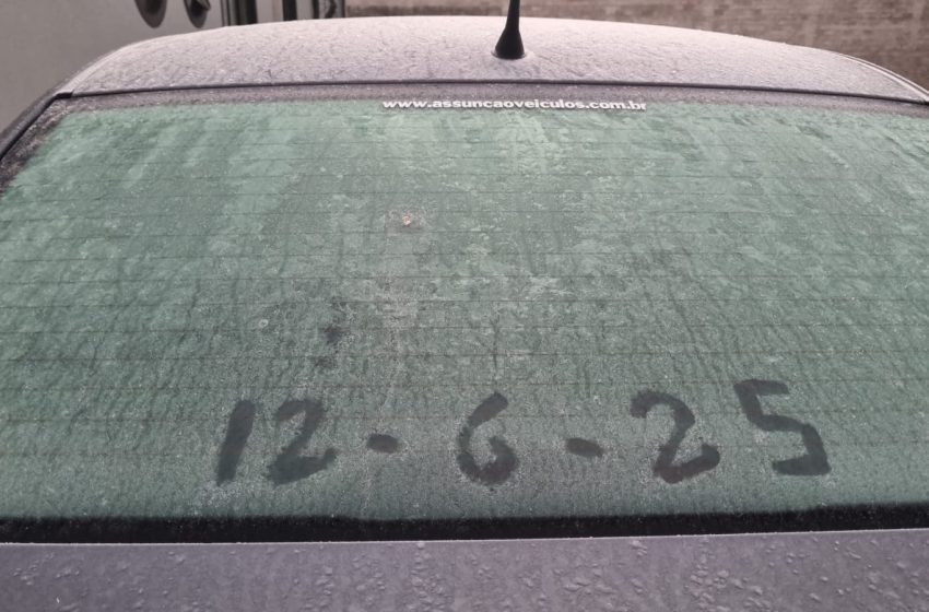 GEADA: temperaturas negativas no Planalto Norte