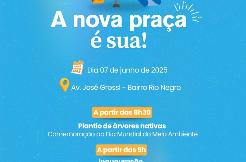  Bairro Rio negro terá nova praça