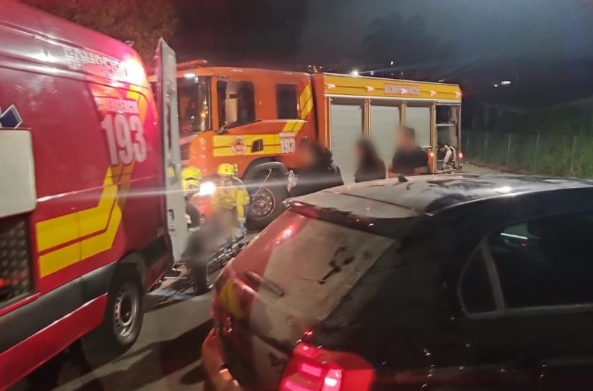  Mulher tem crise de ansiedade após acidente