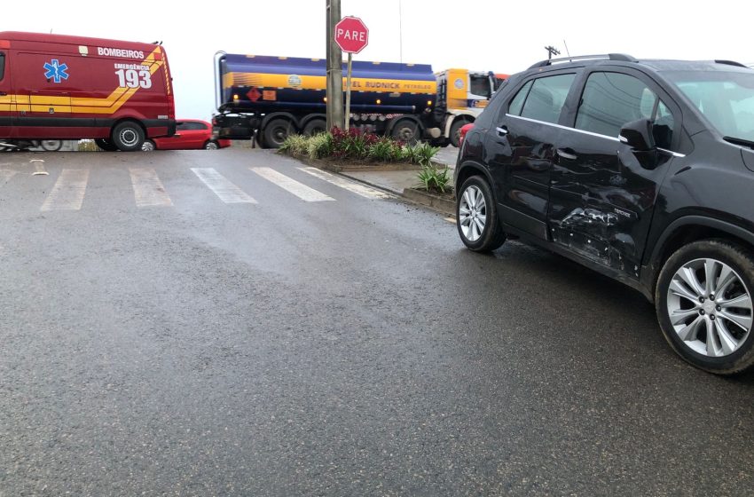  Acidente no Mato Preto: motociclista é conduzido ao hospital