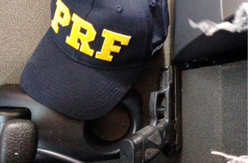  PRF prendeu caminhoneiro que dirigia armado