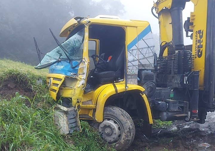  SC-418: acidente no “pé da serra”