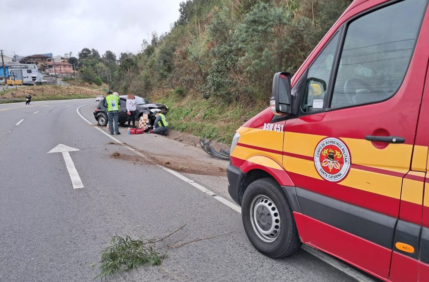  SIRENE LIGADA: Queda de moto…colisão em poste…capotamento