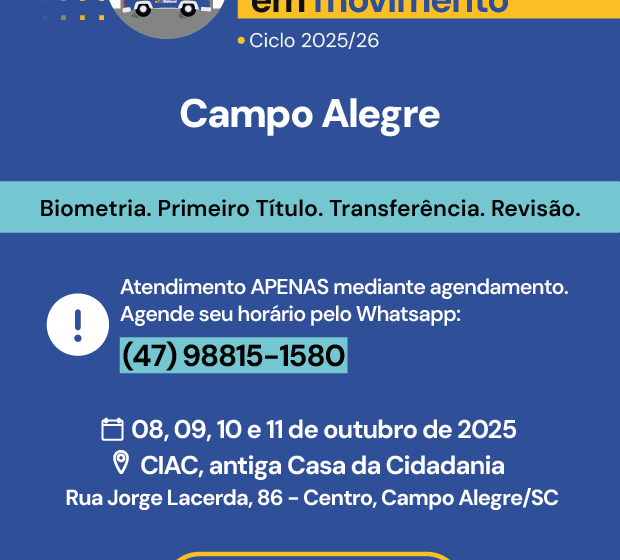  Projeto “Justiça Eleitoral em Movimento” chega a Campo Alegre