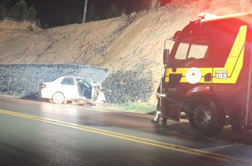  Morte na rodovia em Rio Negrinho