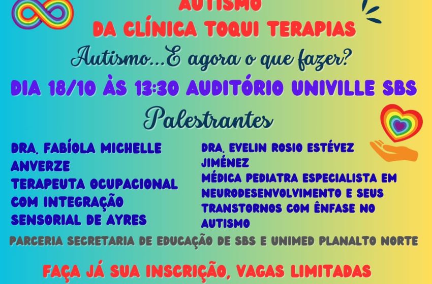  Simpósio sobre Autismo será realizado em São Bento do Sul