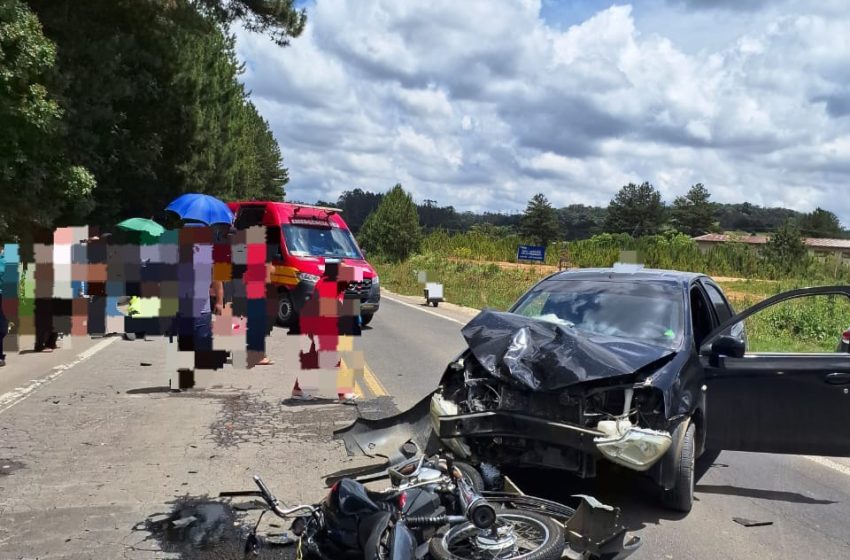  Motoca fica ferido em Serra Alta