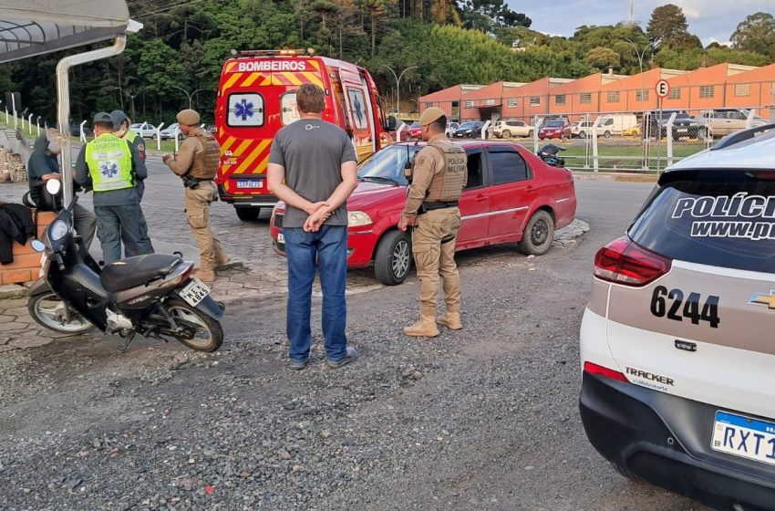  Batida forte, mas sem feridos graves