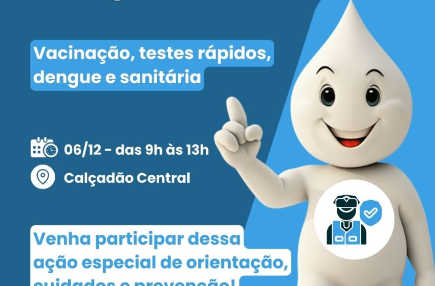  Mutirão pela saúde acontece no calçadão central