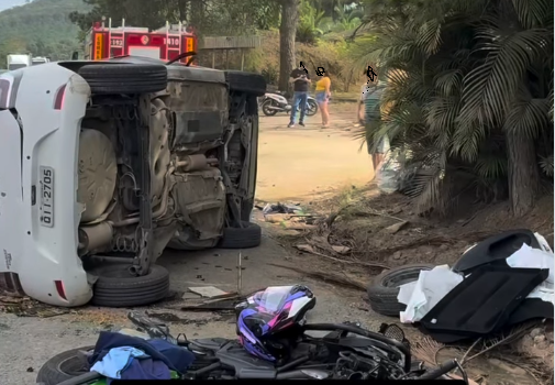  Dois mortos em acidente na SC-108