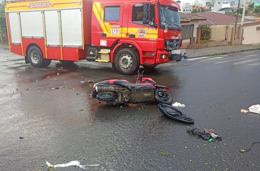  Motociclista morreu em acidente no Centro