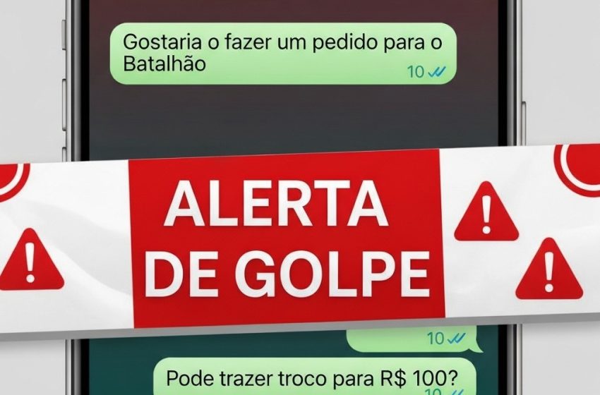  Golpe do “falso pedido” usa nome do Batalhão e mira comerciantes