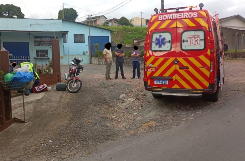  Motociclista fica ferido após queda no bairro Oxford