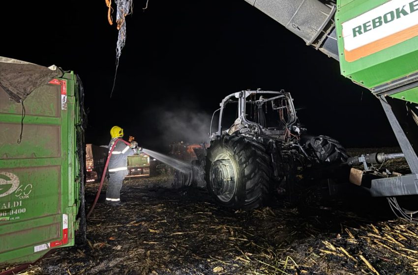 Incêndio mobiliza equipes do Corpo de Bombeiros