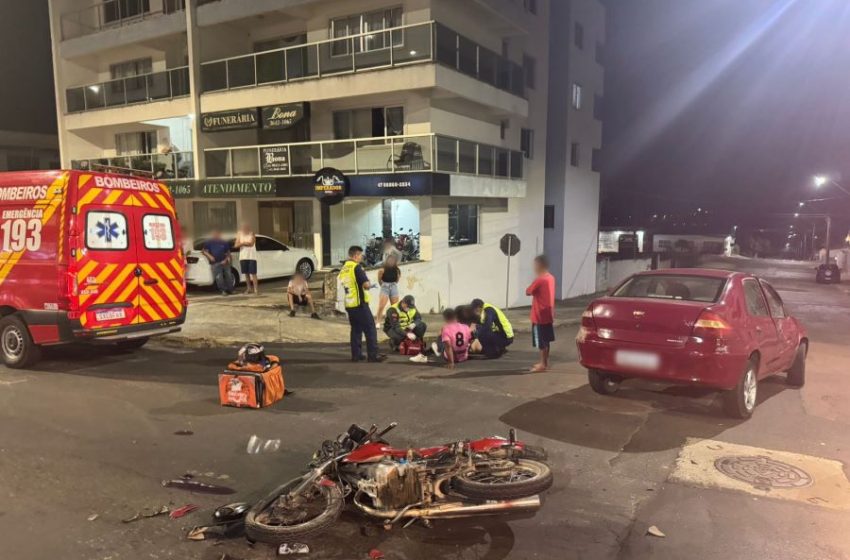  Acidente no centro de Mafra deixa uma vítima