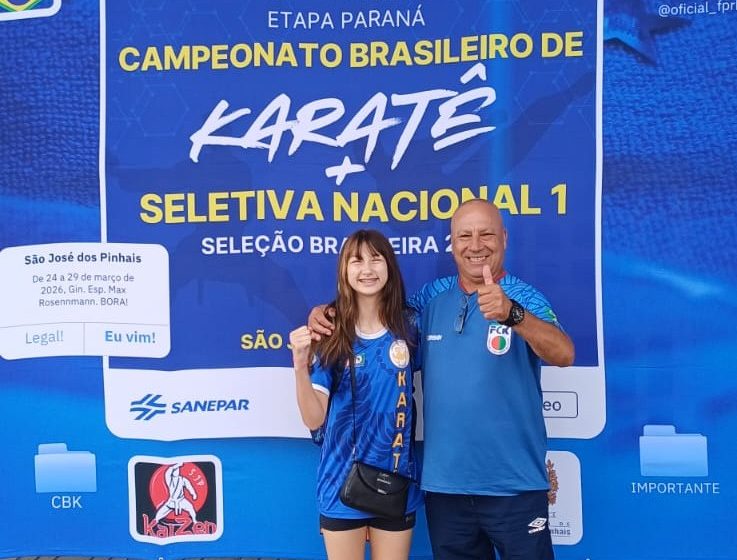  Helena Gazda representa São Bento do Sul no Campeonato Brasileiro de Karatê