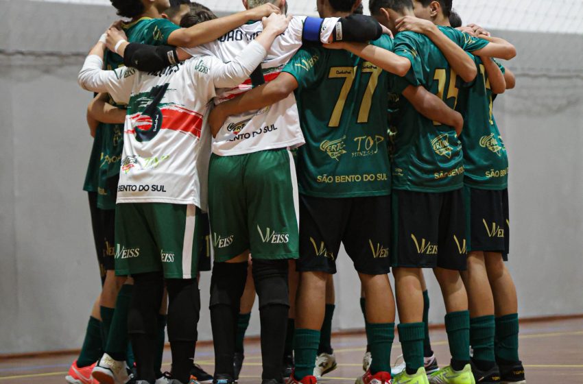  Futsal de base de São Bento do Sul estreia no Estadual Sub-16 e Sub-18