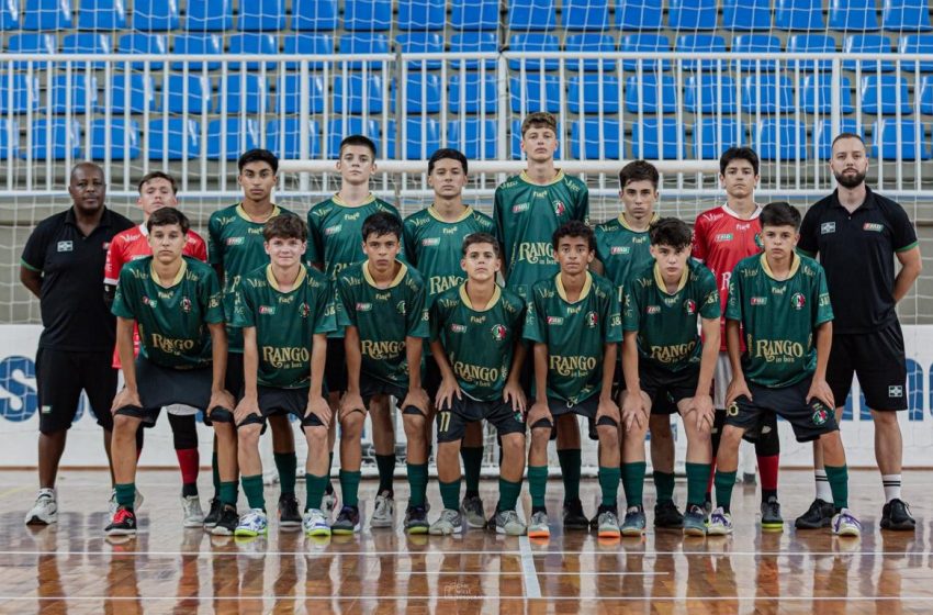  Sub-16 de São Bento do Sul estreia com empate no Estadual de Futsal