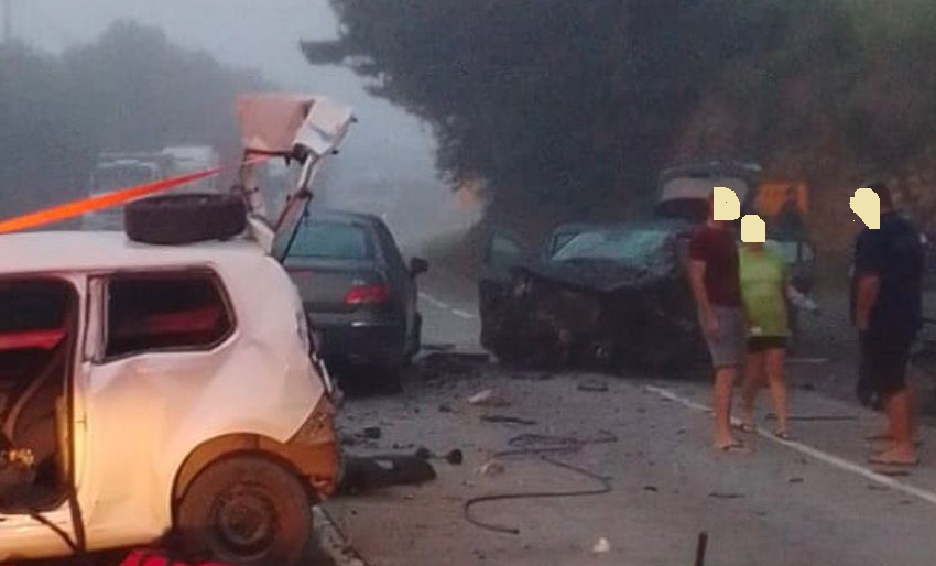  Acidente grave envolve 5 veículos nas 27 curvas