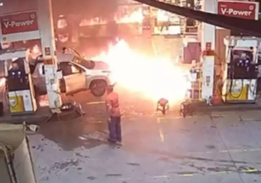  Suspeito de provocar princípio de incêndio em posto de combustíveis é preso pela PM