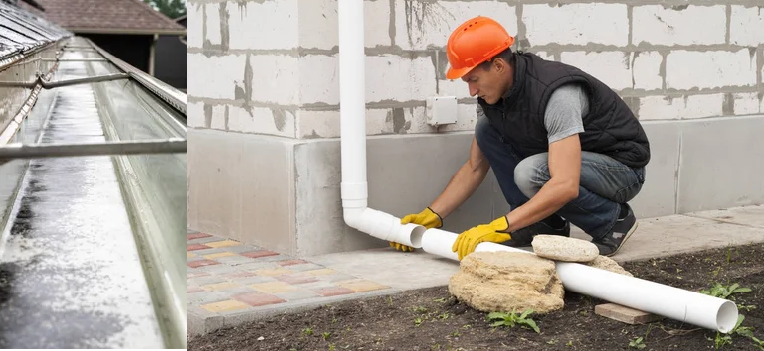  População é orientada sobre destino correto das águas pluviais e esgoto residencial