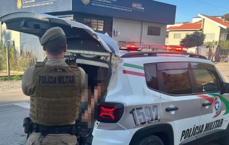  Após cerco policial, homem com mandado de prisão é detido em Serra Alta