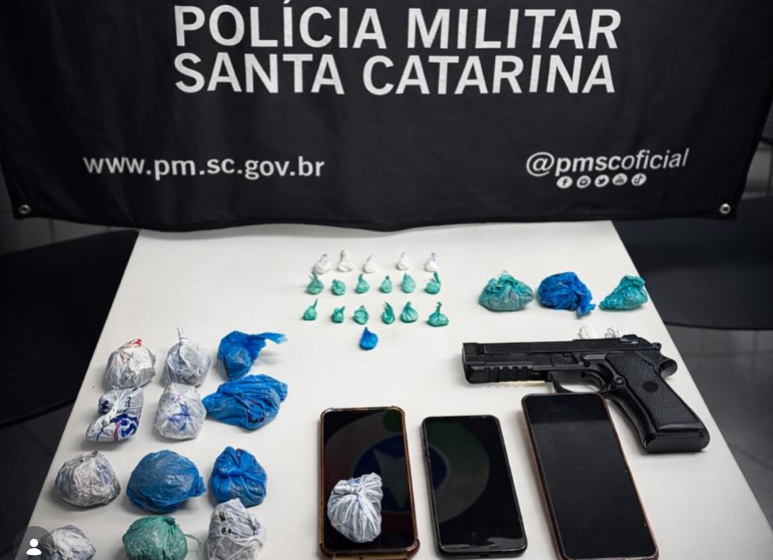  PM prende dois homens envolvidos com tráfico de drogas em Serra Alta