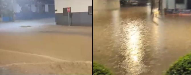  Chuva intensa causa alagamentos e danos no Alto Vale do Itajaí