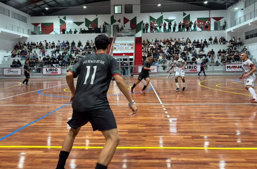  Futsal de São Bento estreia em casa e chama torcida para apoiar