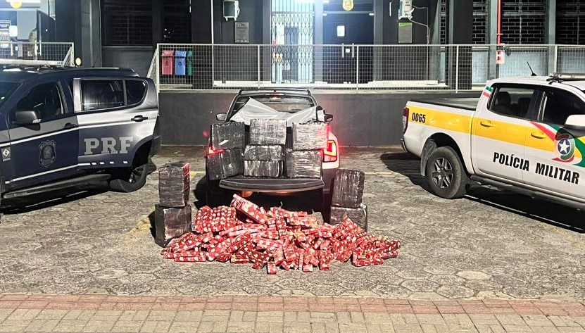  Mais de 300 quilos de maconha são apreendidos